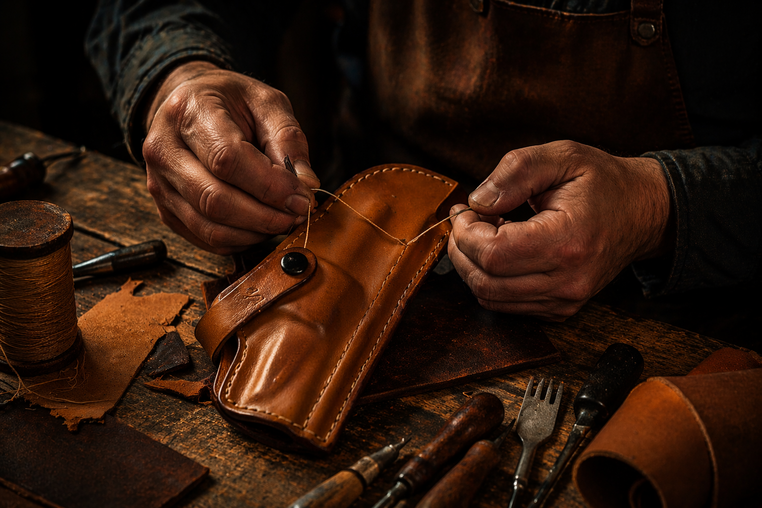 Tagua Gunleather Process Image (After Paragraph 4)